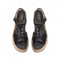 CLARKS Sandalias Negras 261763914-BLACK