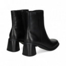 Botin Piel Negro  CAMPER