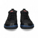 Goma Azul Deportivo Nobuck Negro  CAMPER