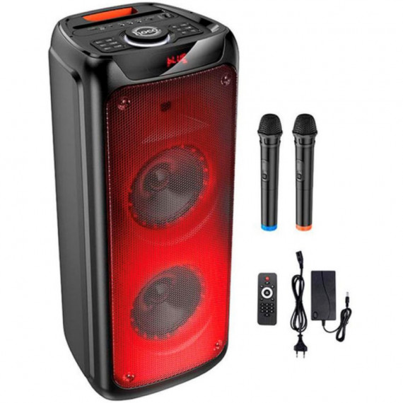 HOCO DS53 Altavoz BLUETOOTH Party con Luces Full Led y 2 Micrófonos