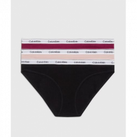 3PACK Braguita CALVIN KLEIN Negro-rosa-granate