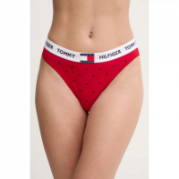 Tanga TOMMY HILFIGER Roja Estampado Corazones