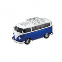 SAMI Altavoz Inalambrico Vintage Coche Beetle Furgo 5W RS-981 Azul,tws,fm,usb,micro SD,5W