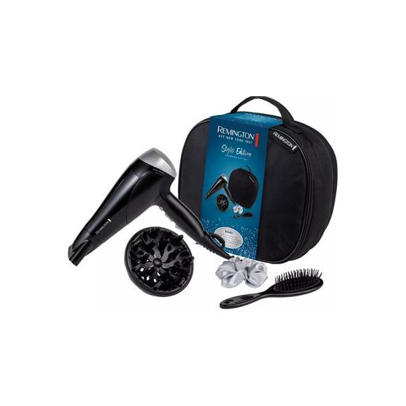 REMINGTON Secador de Pelo 2200W Style Edition con Accesorios D3171GP