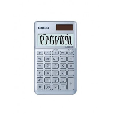 CASIO Calculadora Solar SL-1000SC Azul