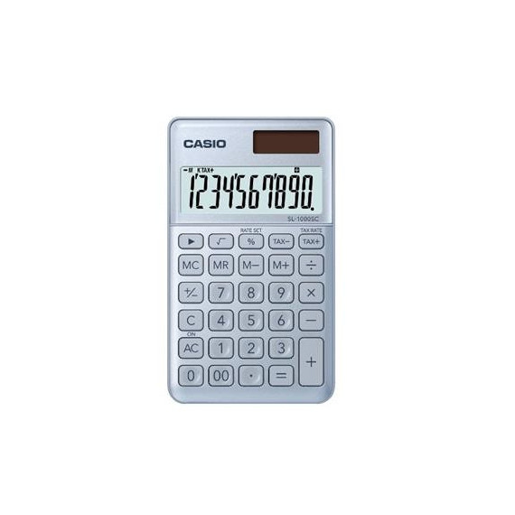 CASIO Calculadora Solar SL-1000SC Azul