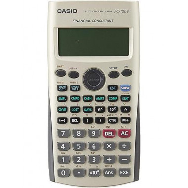 CASIO Calculadora Financiera FC-100V