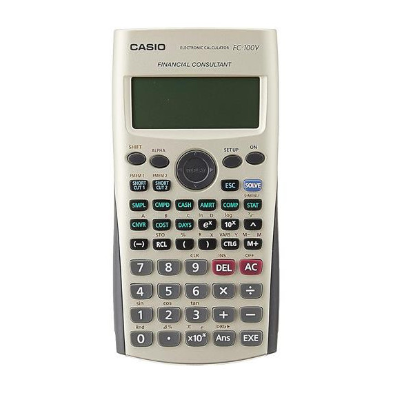 CASIO Calculadora Financiera FC-100V