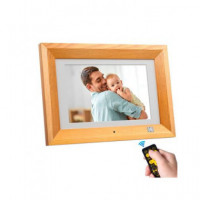 KODAK Marco Digital RDPF-1020V 10" Madera  Ranura Tarjeta Sd Reloj y Calendario