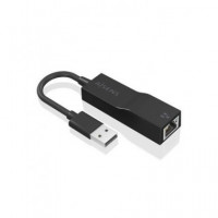 AISENS Adaptador USB 3.0 a RJ45 Ethernet  Gigabit Negro A106-0766