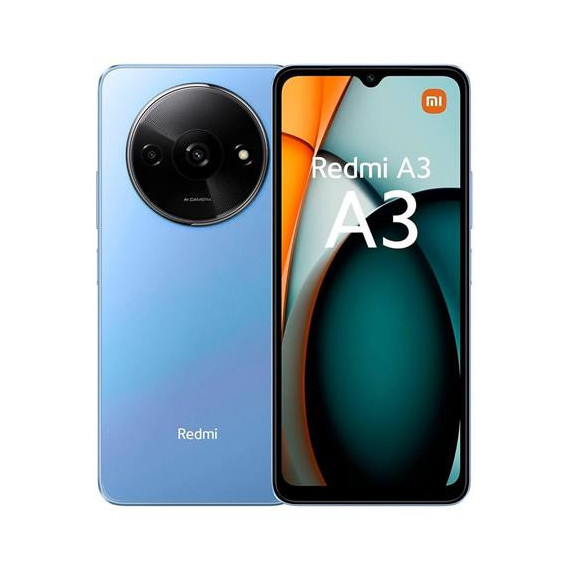 XIAOMI Telefono Movil Redmi A3 64GB/3GB Ram/ 6.71"/20MP+12MP Azul