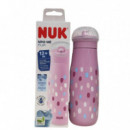 Taza Mini-me Flip It Pp NUK +12 Meses Lila