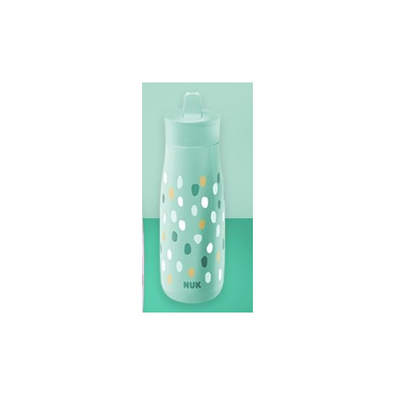 Taza Mini-me Flip It Pp NUK +12 Meses Verde