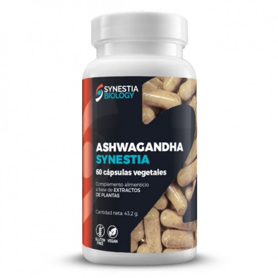 Synestia Ashwagandha 60 Capsulas  SYNESTIA BIOLOGY