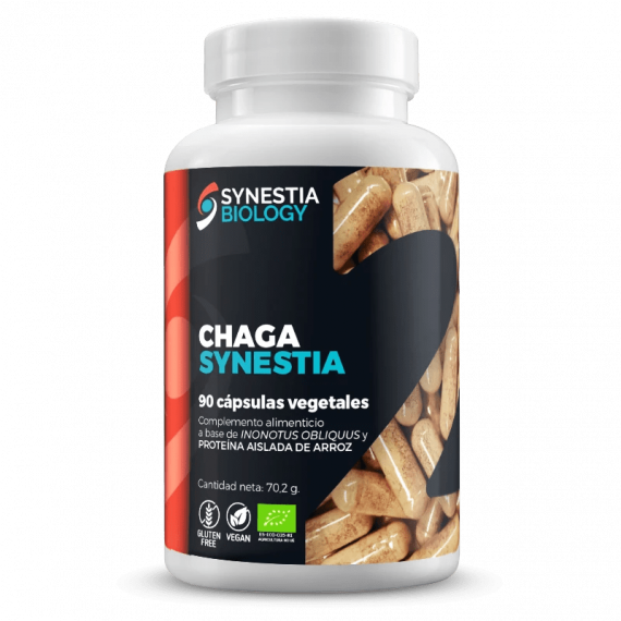 Chaga Synestia 90 Capsulas  SYNESTIA BIOLOGY