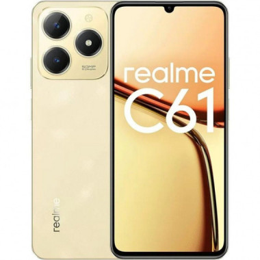 Teléfono Móvil REALME C61 6RAM 256GB Dorado