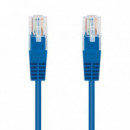 CABLE DE RED CAT.5 UTP FLEX 1M NANOCABLE BLUE