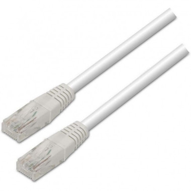 CABLE DE RED CAT.5E UTP 0.5M AISENS WHITE