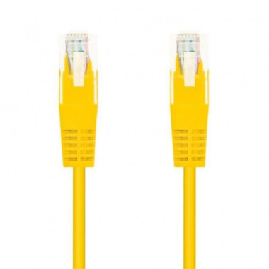 CABLE DE RED CAT.6 UTP 0.25M NANOCABLE YELLOW