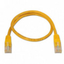 CABLE DE RED CAT.6 UTP 0.5M AISENS YELLOW