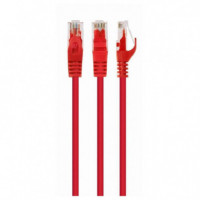 CABLE DE RED CAT.6 UTP 0.5M GEMBIRD RED