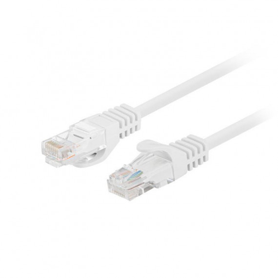 CABLE DE RED CAT.6 UTP 1M LANBERG WHITE