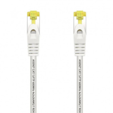 CABLE DE RED CAT.7 S/FTP 0.5M AISENS WHITE