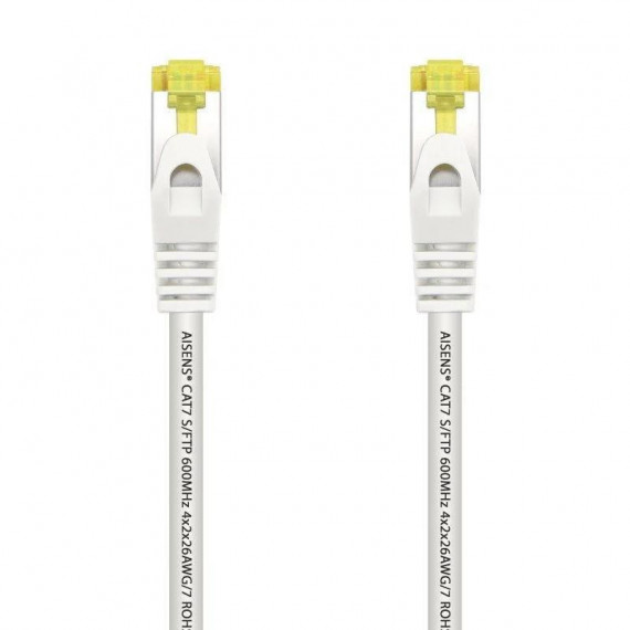 CABLE DE RED CAT.7 S/FTP 0.5M AISENS WHITE