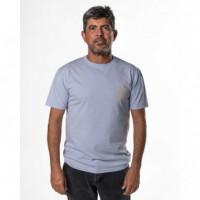 Camisetas Hombre Camiseta LA PAZ Dantas Heather Yellow Logo