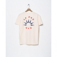 Camisetas Hombre Camiseta LA PAZ Guerreiro Nyc Ecru