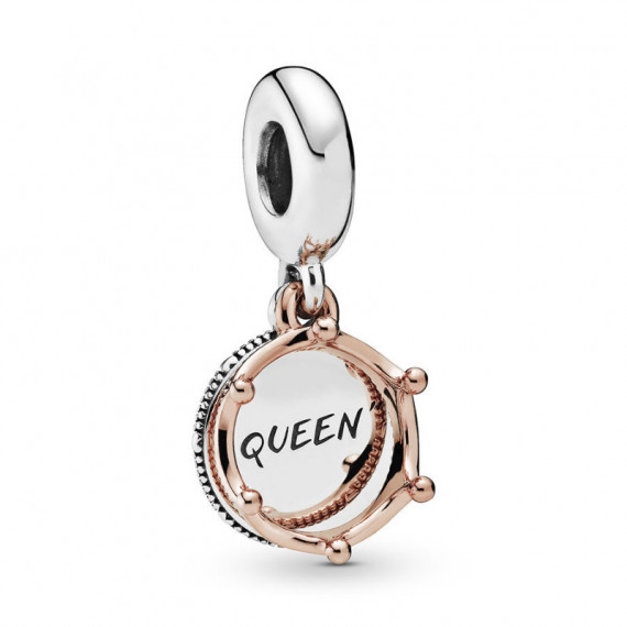 PANDORA Moments Joyería Charm Colgante Reina y Corona Real 788255