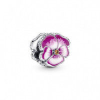 PANDORA Moments Charm en Plata de Ley Flor Pensamiento Rosa 790777C01