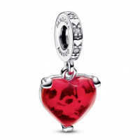 PANDORA Charm Colgante Cristal Beso de Minnie y Mickey 792522C01