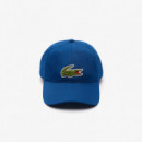 Gorra de Sarga de Algodón con Insignia de Cocodrilo de LACOSTE