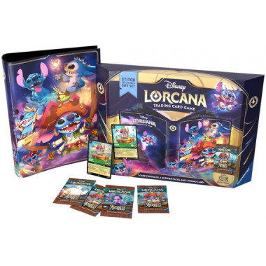 Gift Set Stitch Collector's Azurite Sea Inglés Disney Lorcana  RAVENSBURGER