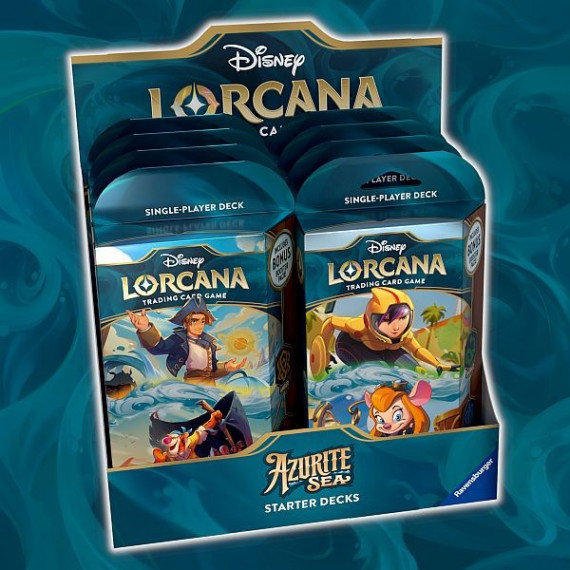 Mazos para un Jugador Azurite Sea Inglés Disney Lorcana  RAVENSBURGER