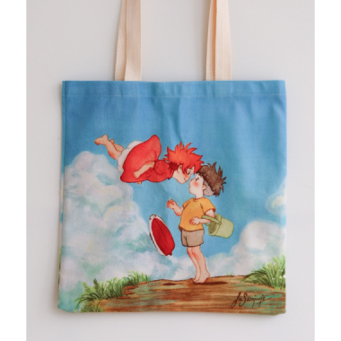 Totebag Ponyo y Sosuke  FA SANJURJO