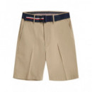 Pantalones Cortos Wcc Brkln Essential Twill W Belt  TOMMY HILFIGER