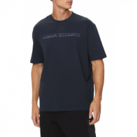 Camiseta ARMANI EXCHANGE Logo Frontal Azul Marina