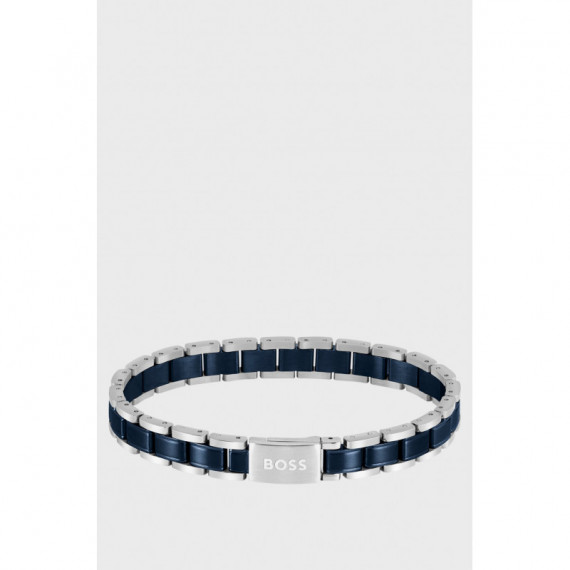 Pulsera BOSS Metalizada/azul