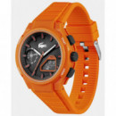 Reloj LC33 C/naranja  LACOSTE