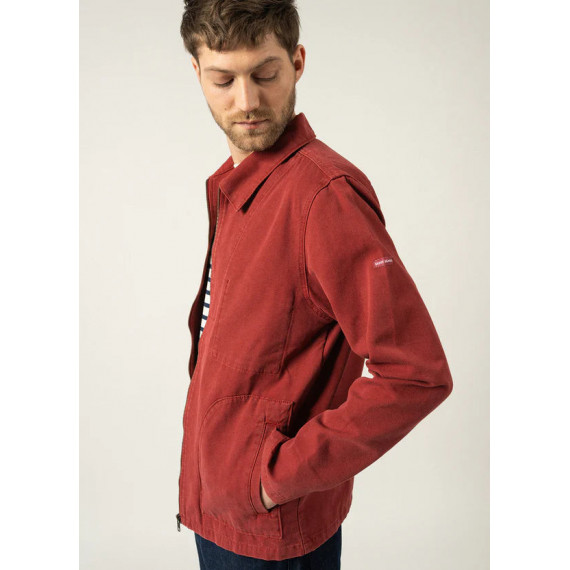 Chaquetas Hombre Chaqueta SAINT JAMES Estilo Bata Zephyr Brique