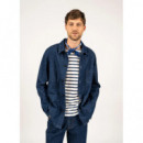 Chaquetas Hombre Chaqueta SAINT JAMES Sirocco Ii Denim