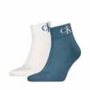 PACK DE 2 CALCETINES QUARTER CON MONOGRAMA