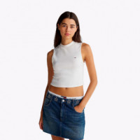 Camiseta cropped sin mangas