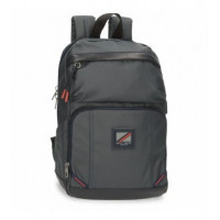 Mochila Portatil Pepe Jeans Hackney 12" Negro  JOUMMA