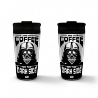 Vaso Viaje Metalico Star Wars Darth Vader I Like My Coffe On The Dark Side