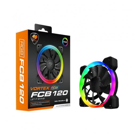 Ventilador COUGAR Vortex Fcb Carcasa 120 Mm. Rgb