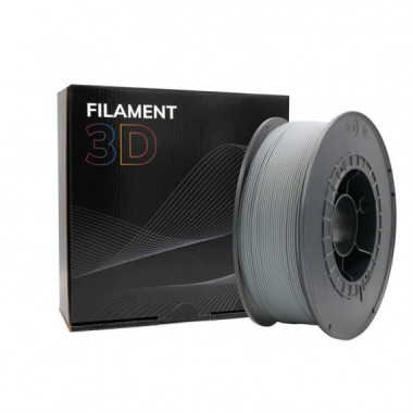 Filamento 3D Pla Gris 1.75MM 1 Kgr