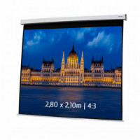 Pantalla Proyector Mural Electrica KIMEX 2.80X2.10 4